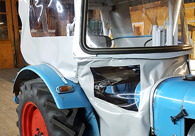 PVC-Plane in der Landwirtschaft Fahrzeugplane